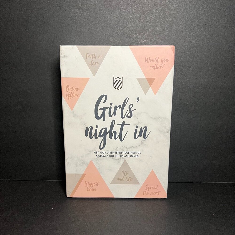 Girls' Night In Trivia Card Game w/ Truth or Dare, Would You Rather? and More!